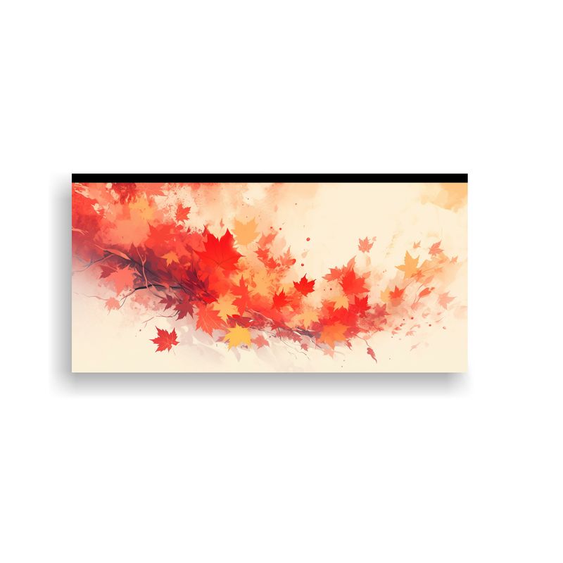 GENERICO - Cuadro Decorativo Arte De Pared Otoño Colores Neo 160x80cm