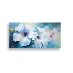 GENERICO - Pinturas Abstractas De Flores De Hibisco En Colore 160x80cm