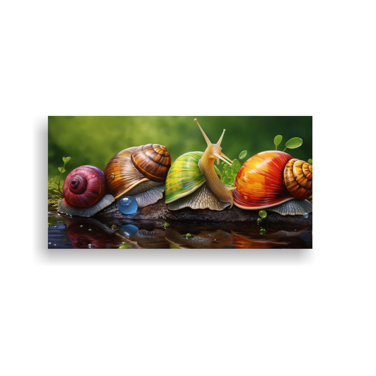 GENERICO - Pintura Al Estilo óleo Colorida De Estilo De Cara 160x80cm