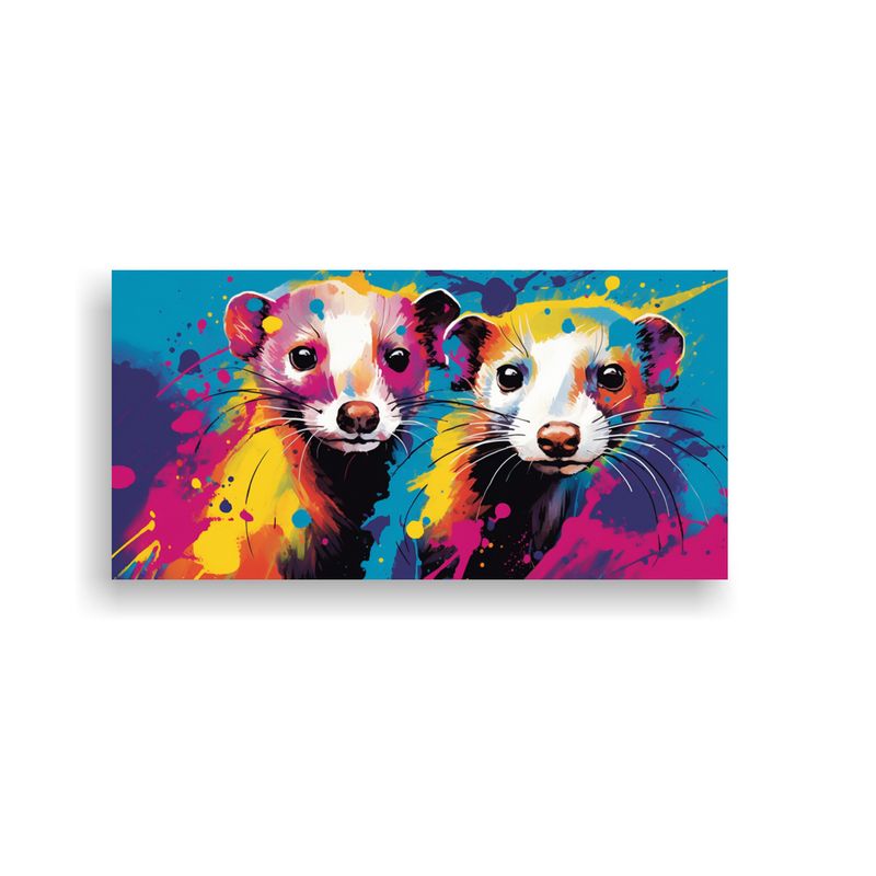 GENERICO - Pinturas Decorativas De Vanguardia En Colores Rico 160x80cm