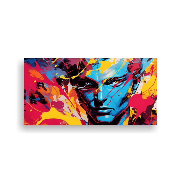 GENERICO - Pinturas Decorativas Fusión Abstracta De Pop Art 160x80cm