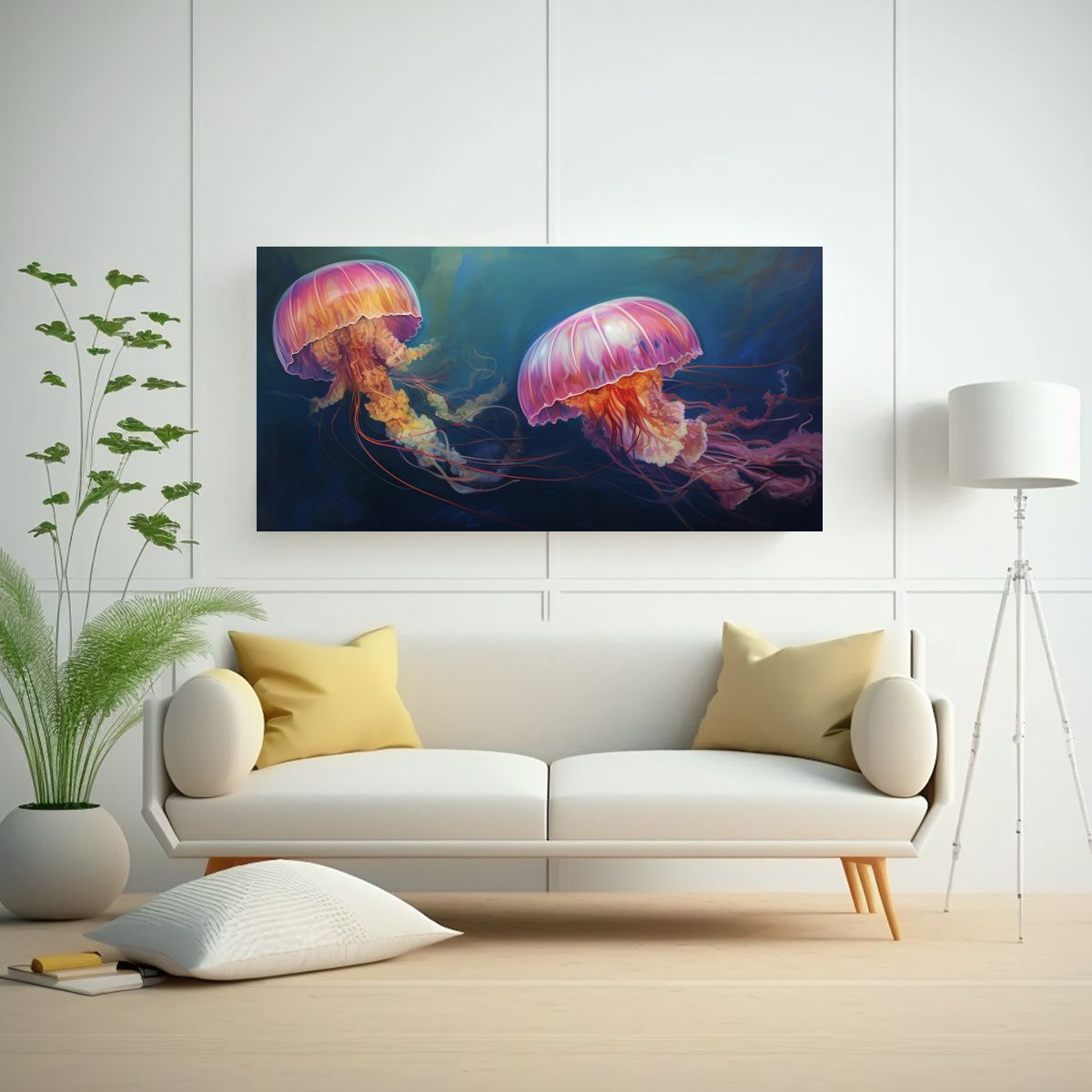 GENERICO - Cuadro Moderno De Calidad Con Estilo De Pintura Al 160x80cm.