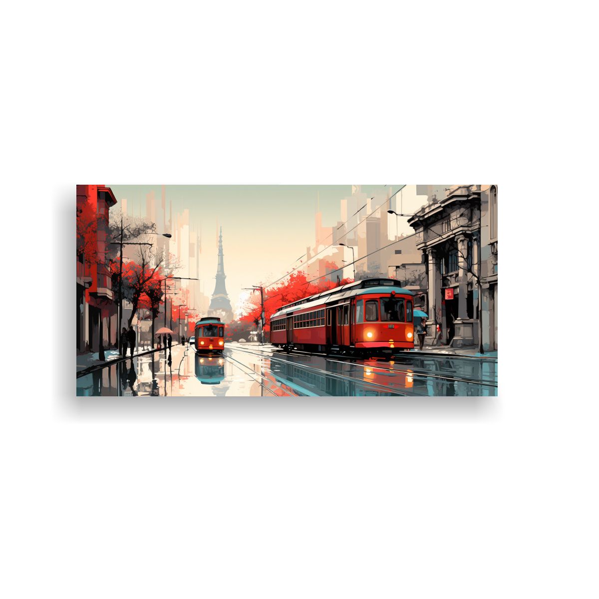 GENERICO - Cuadro De Abstracción En Santiago Chile En Tonos 160x80cm