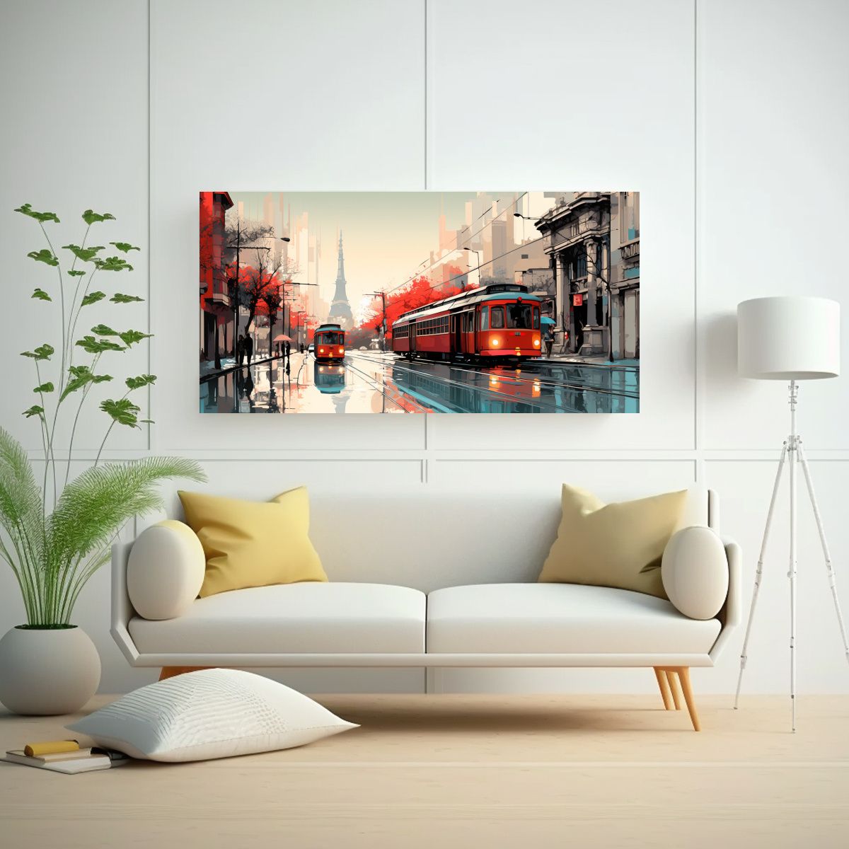 GENERICO - Cuadro De Abstracción En Santiago Chile En Tonos 160x80cm