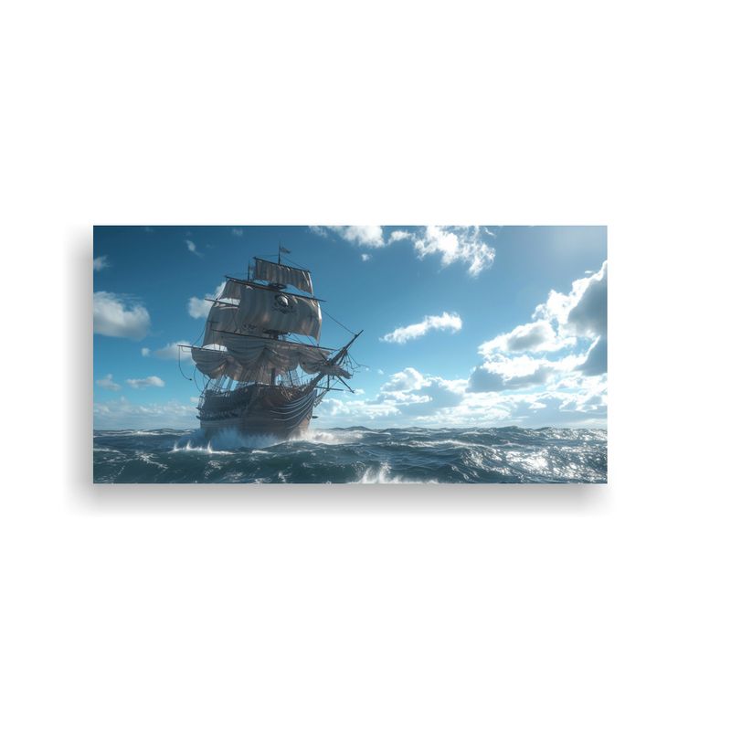 GENERICO - Pinturas Decorativas Clásicas De Arte Pirata Bla 160x80cm