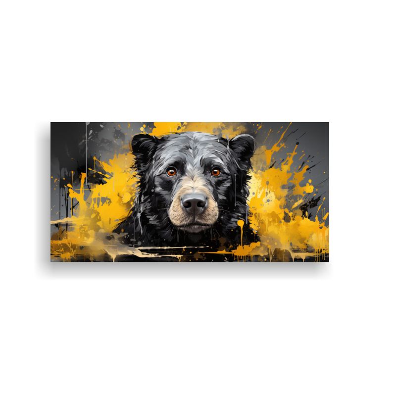 GENERICO - Cuadro Decorativo De Oso Perezoso En Colores Limó 160x80cm