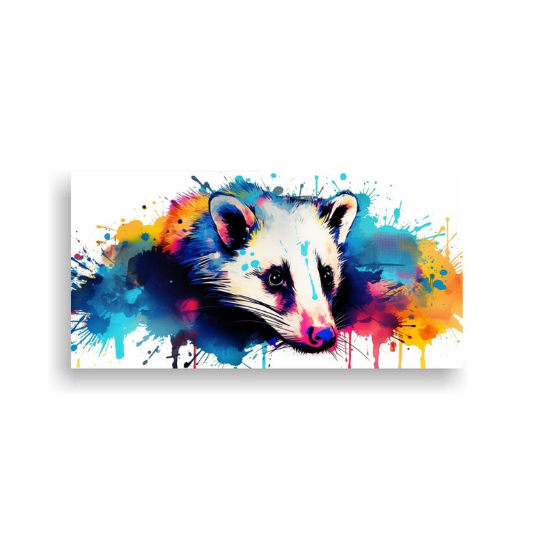GENERICO - Cuadro Alta Calidad Opossum En Colores Rico Y Zafi 160x80cm