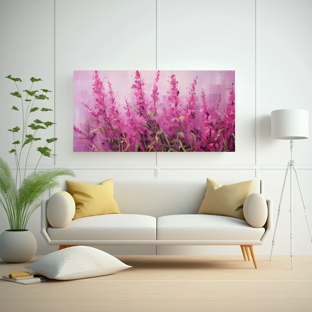 GENERICO - Pintura Abstracta Detallada En Estilo óleo De Fir 160x80cm