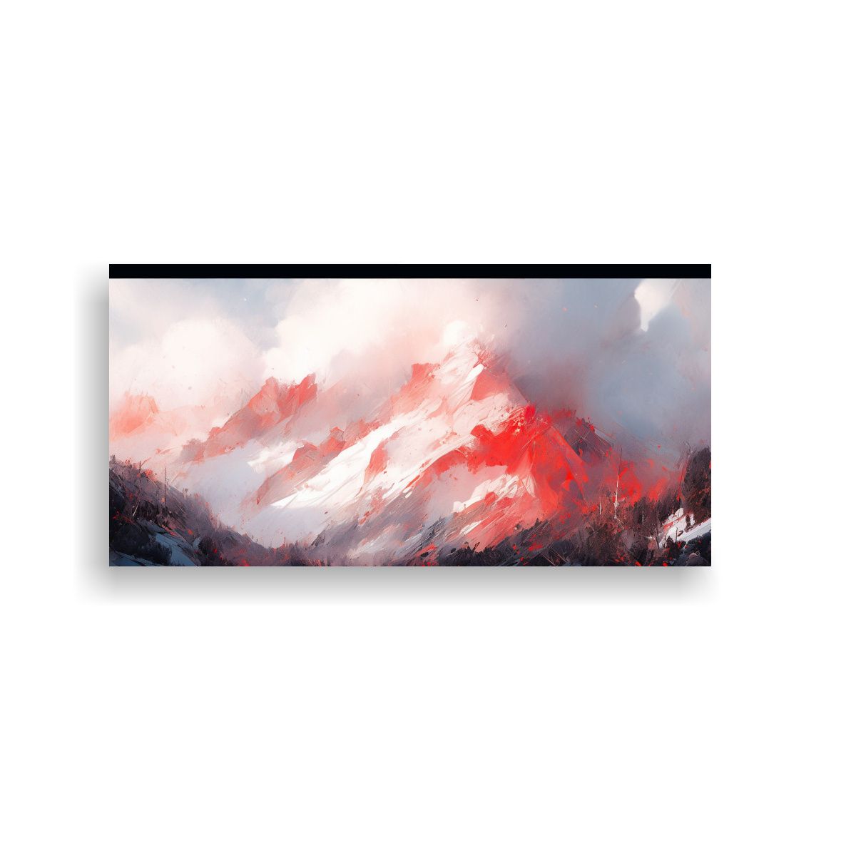 GENERICO - Pintura Abstracta Vintage De Enigmatico En Las Mon 160x80cm