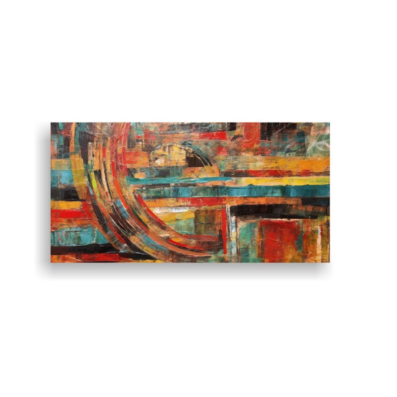 GENERICO - Cuadroes Alegres Del Codex ZoucheNuttall Para Deco 160x80cm
