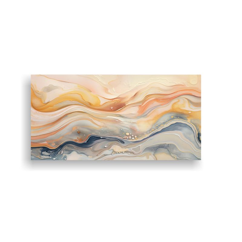 GENERICO - Cuadro Decorativo único Watercolour Marble Con L 160x80cm