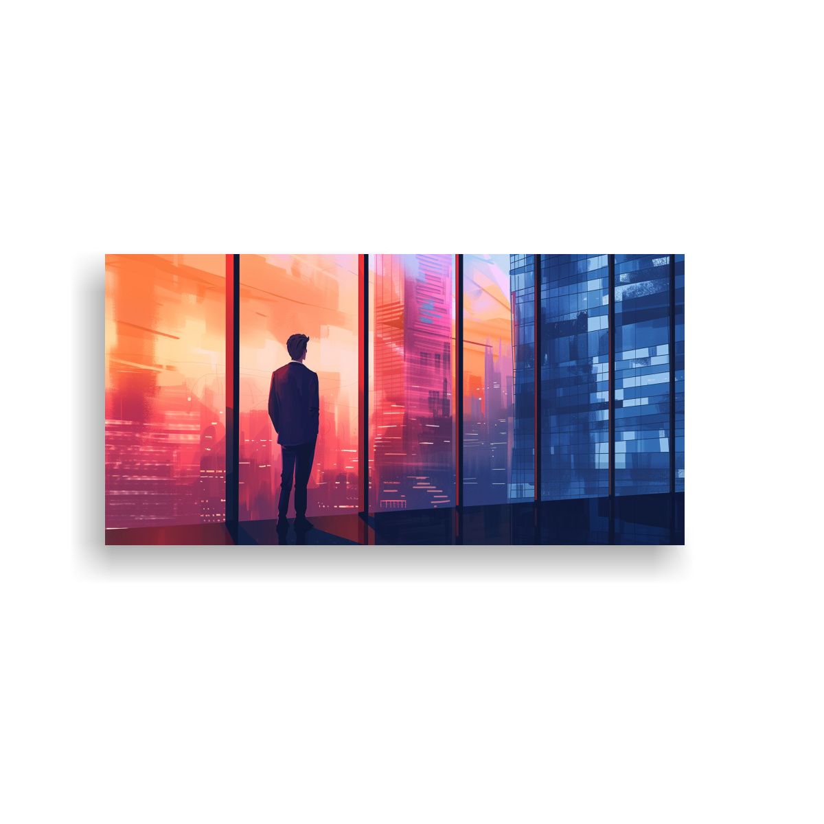 GENERICO - Pinturas En Lienzo Con Líneas Finas Y Sensibilida 160x80cm