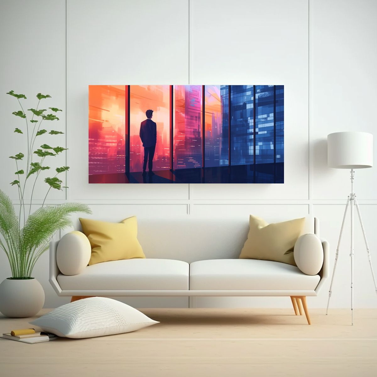 GENERICO - Pinturas En Lienzo Con Líneas Finas Y Sensibilida 160x80cm