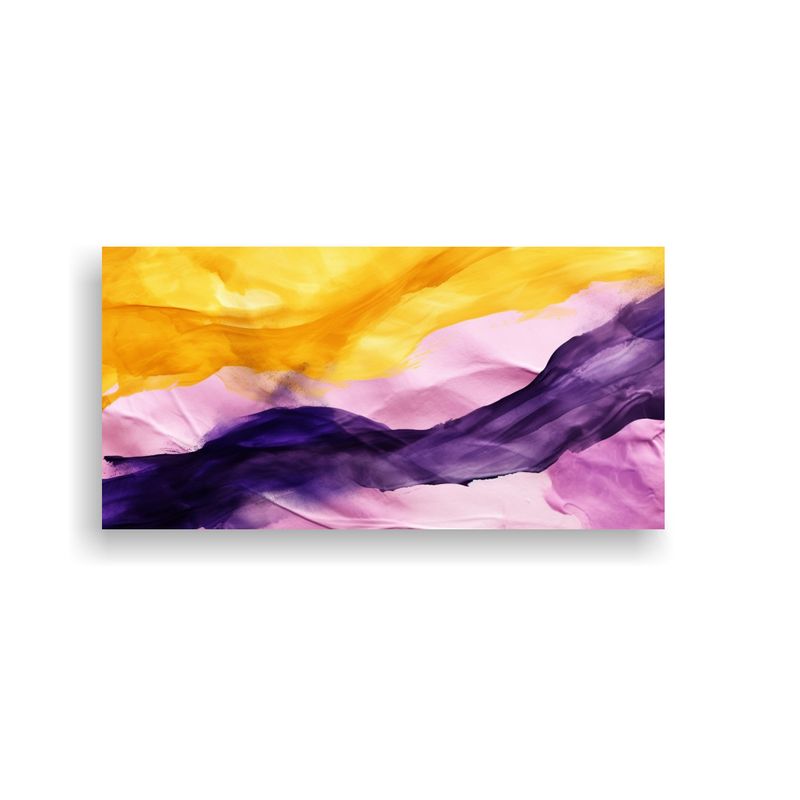 GENERICO - Lienzo De Tela Con Bandera No Binaria Estilo Acuar 160x80cm