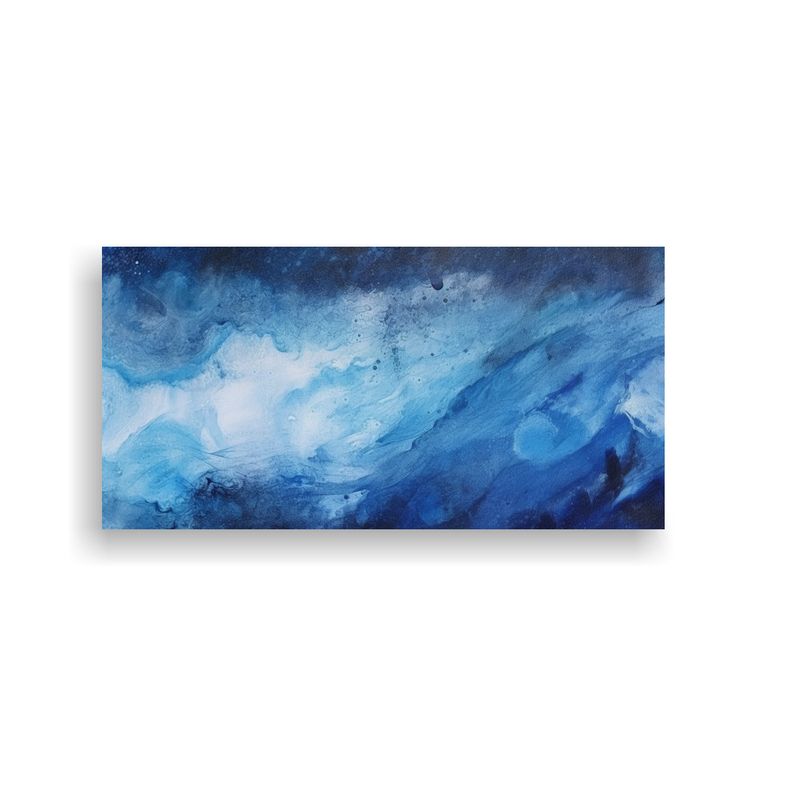 GENERICO - Pintura En Bastidor Inspiración Minimalista Acuar 160x80cm