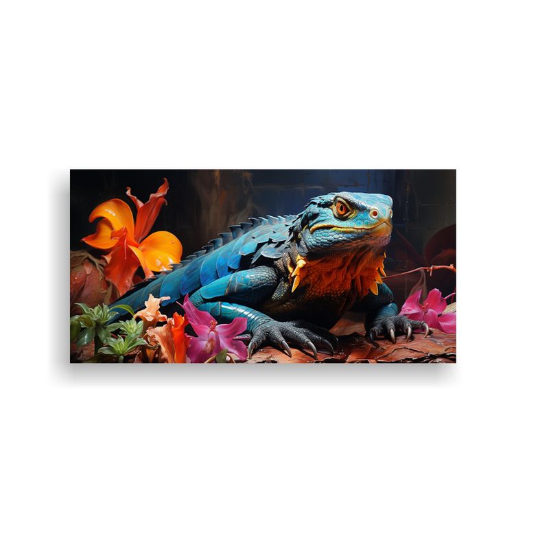 GENERICO - Pintura Al Estilo óleo Intensa Estilo Escorpión  160x80cm