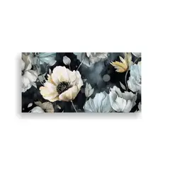 GENERICO - Pinturas Decorativas Verticales De Flores En Acuar 160x80cm