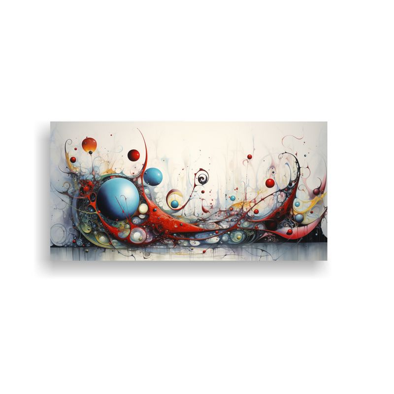GENERICO - Pinturas Abstractas Sencillas Para Decoración De  160x80cm