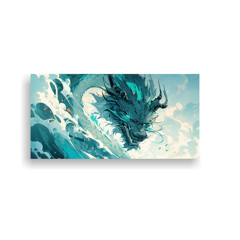 GENERICO - Pinturas Decorativas De Belleza De Un Dragón En T 160x80cm