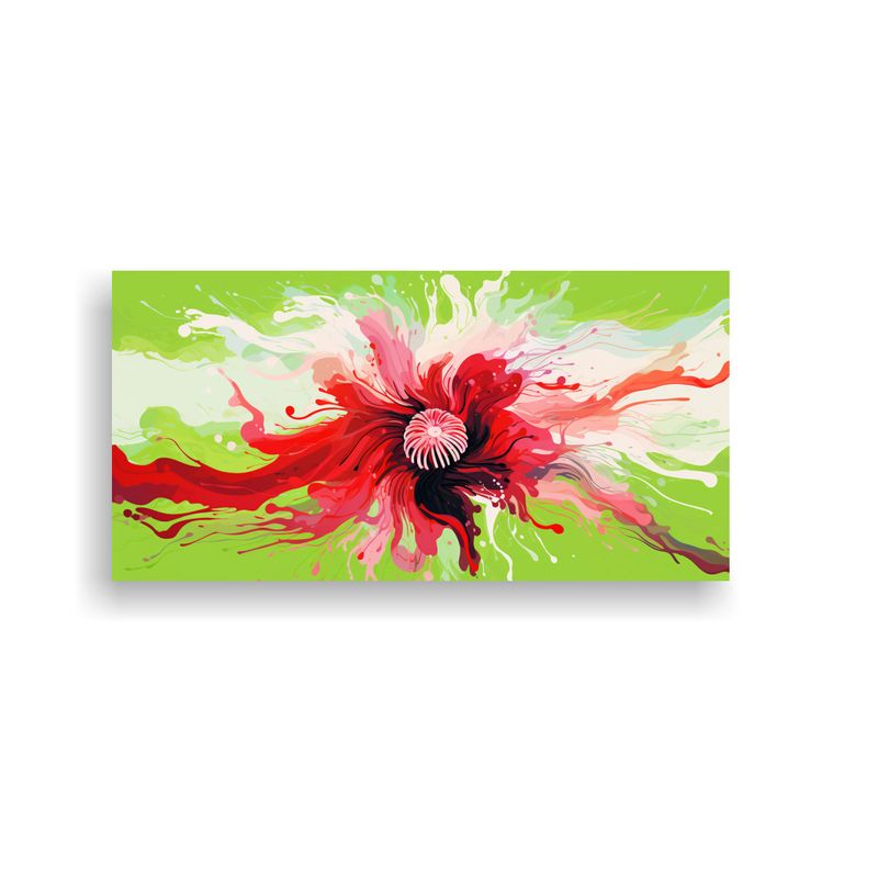 GENERICO - Pintura Decorativa Anémona De Mar En Colores Lim 160x80cm