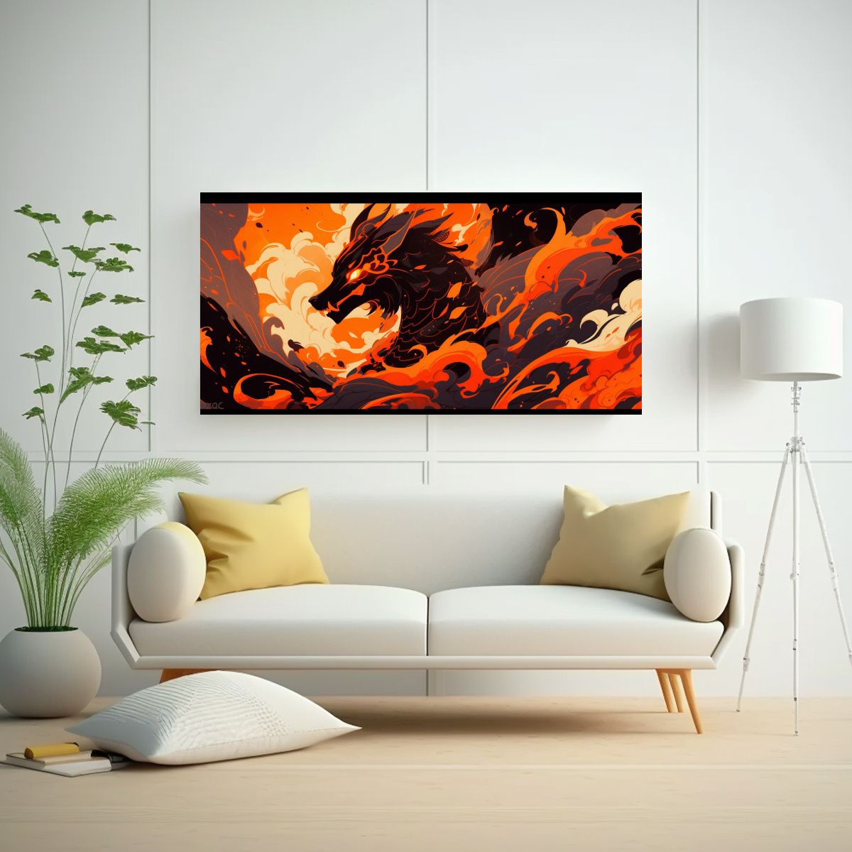 GENERICO - Pintura Decorativa De Expresividad Artística Dra 160x80cm