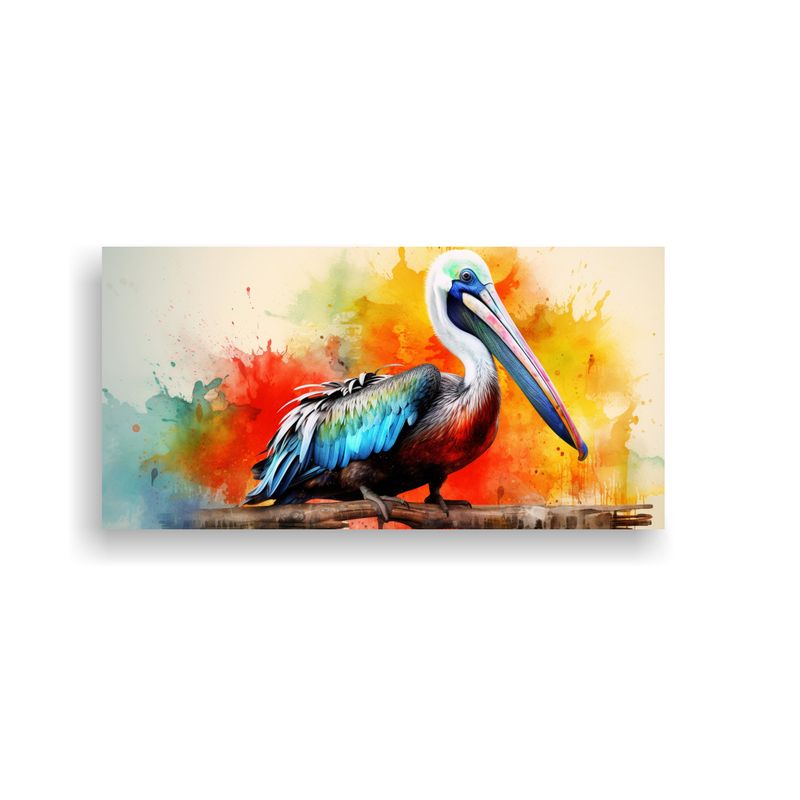 GENERICO - Pintura Acuarela Colorida Estilo Equilibrado Pelí 160x80cm