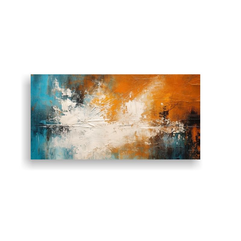 GENERICO - Pintura Abstracta Minimalista En Lienzo Para Decor 160x80cm