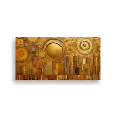GENERICO - Pinturas Decorativas En Metales Dorados Latón Y 160x80cm