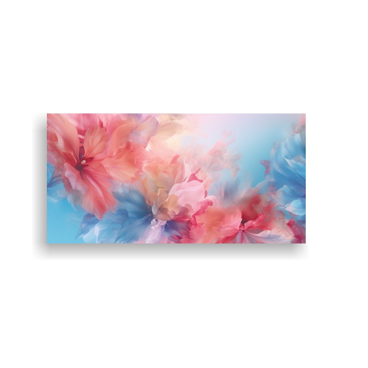 GENERICO - Pinturas Decorativas Abstractas En Tonos Pastel Ro 160x80cm