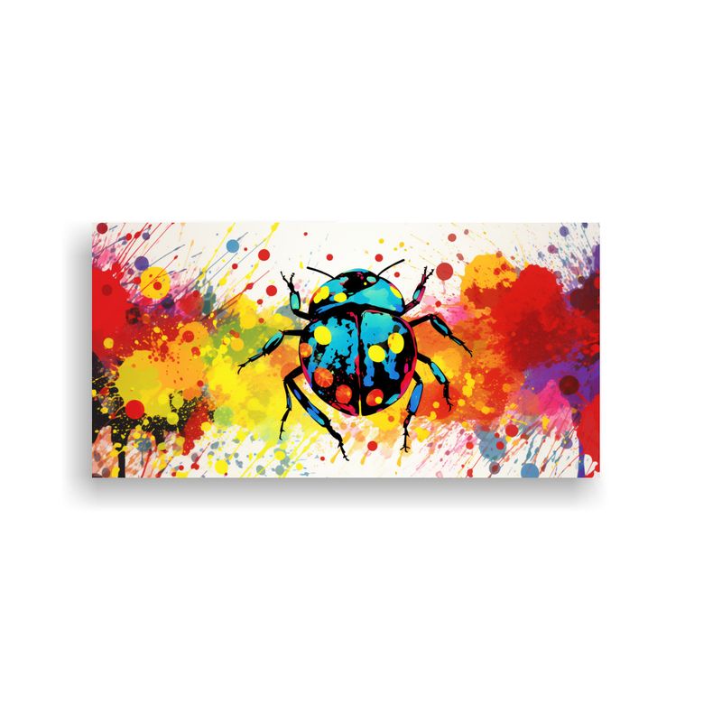 GENERICO - Cuadro Decorativo Dormitorio Hermoso Con Mariquita 160x80cm