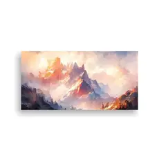 GENERICO - Pinturas De Alta Calidad De Montañas Y Cordillera 160x80cm