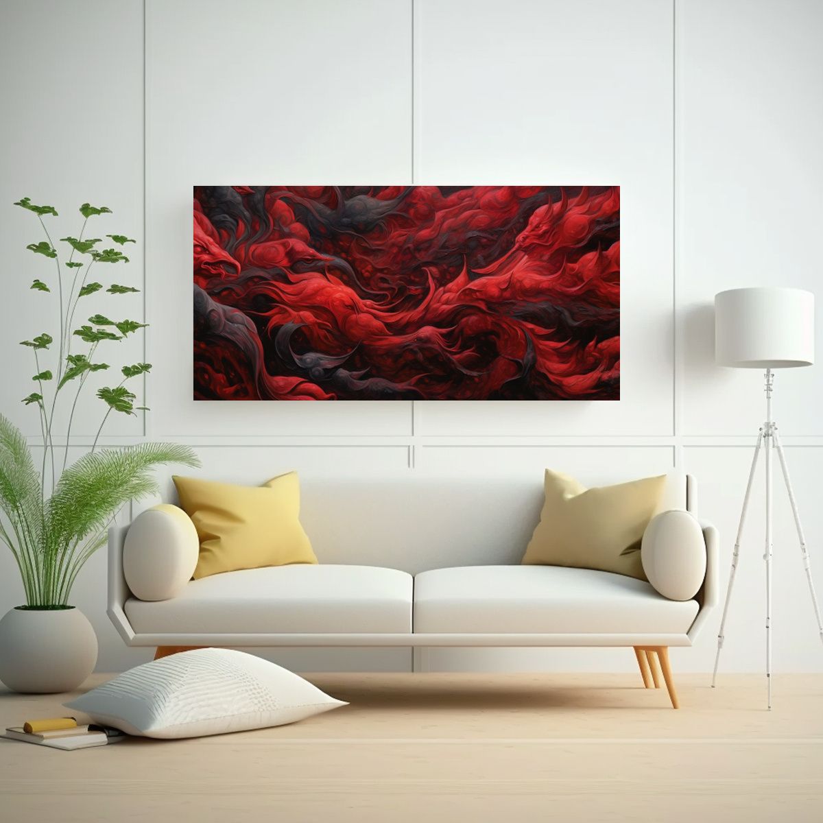 GENERICO - Pinturas Decorativas De Arte Moderno Con Textura D 160x80cm