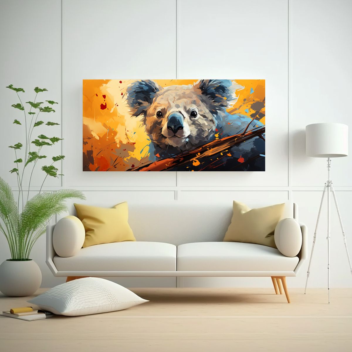 GENERICO - Pinturas Decorativas De Arte De Pared Con Adorable 160x80cm