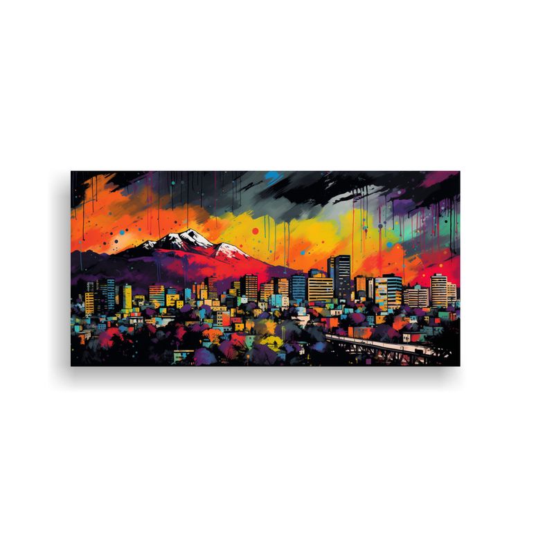 GENERICO - Pinturas Decorativas De Santiago City En Chile En  160x80cm
