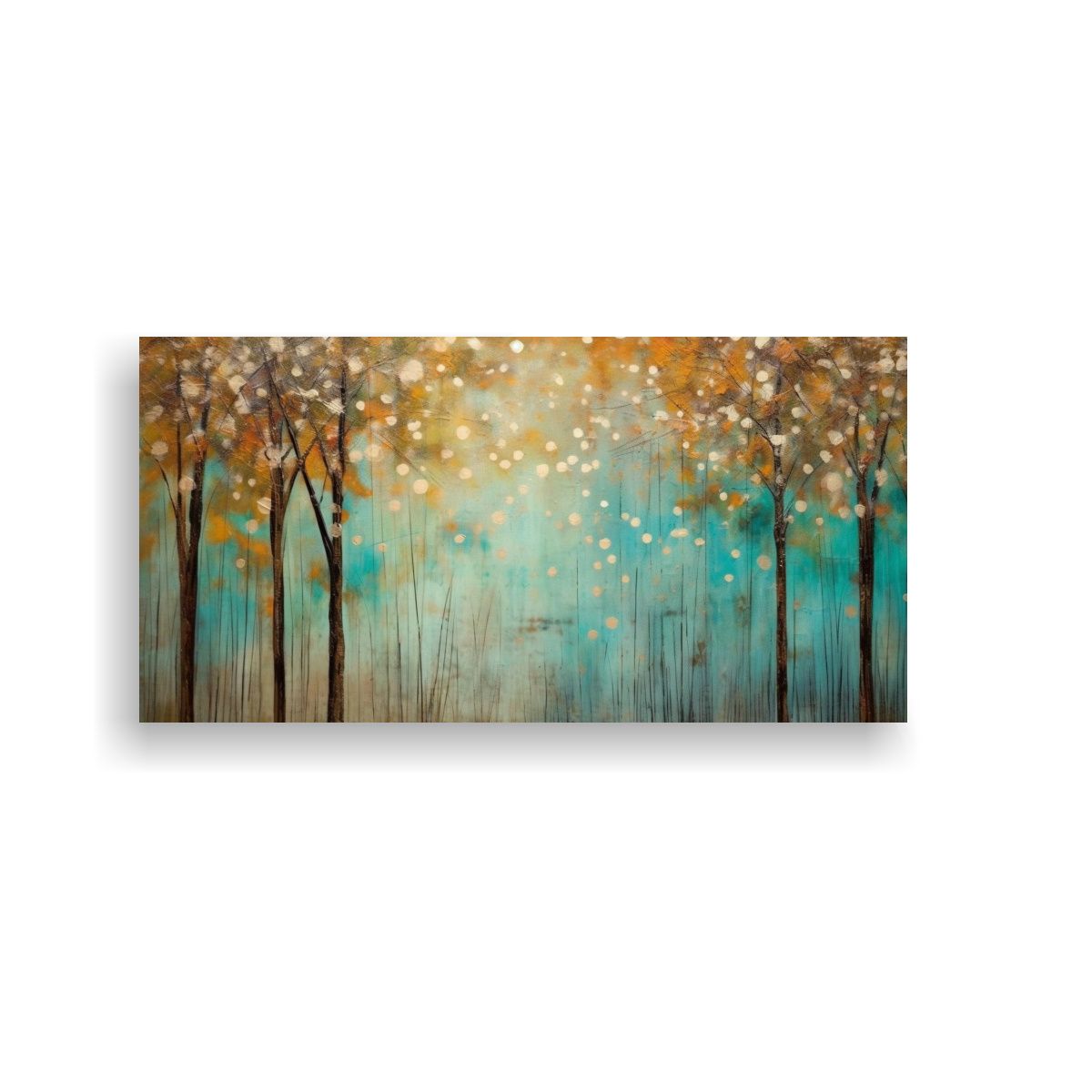 GENERICO - Impresión Artística De árboles Colgantes En Est 160x80cm.