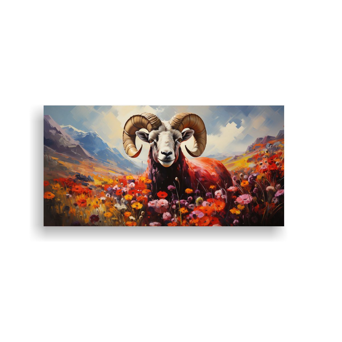 GENERICO - Pintura Al Estilo óleo Intensa Estilo Tejón Colo 160x80cm.