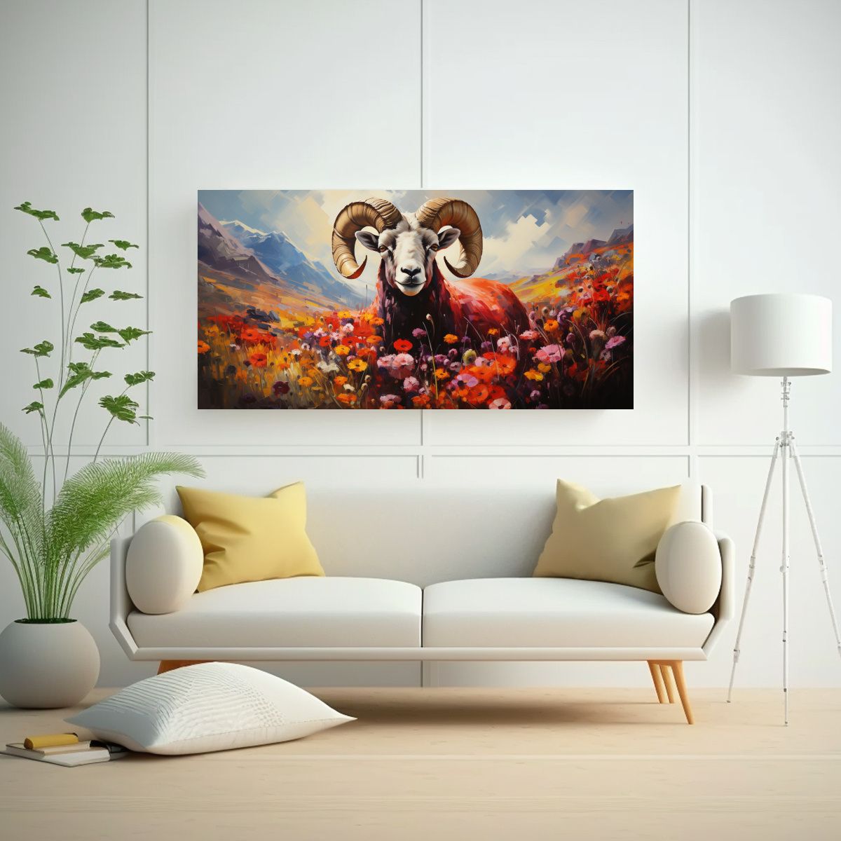 GENERICO - Pintura Al Estilo óleo Intensa Estilo Tejón Colo 160x80cm.