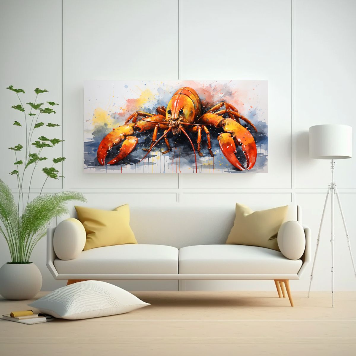 GENERICO - Pinturas Decorativas Urbanas De Langosta En Colore 160x80cm