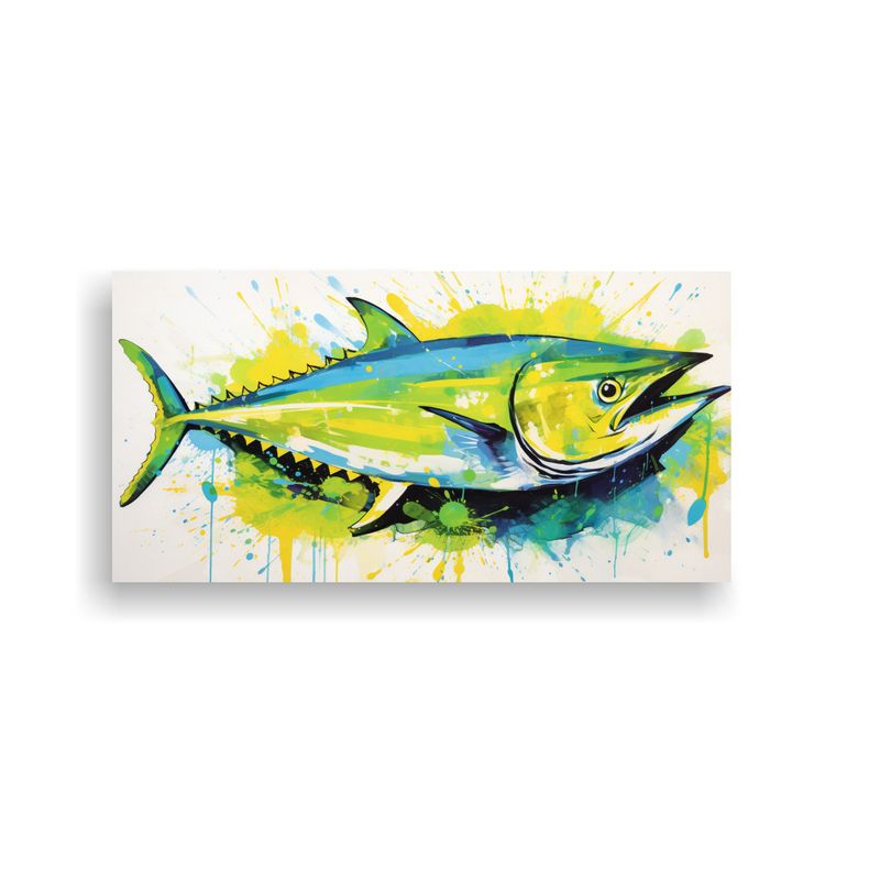 GENERICO - Pintura Decorativa De Atún Vivo En Colores Sutile 160x80cm