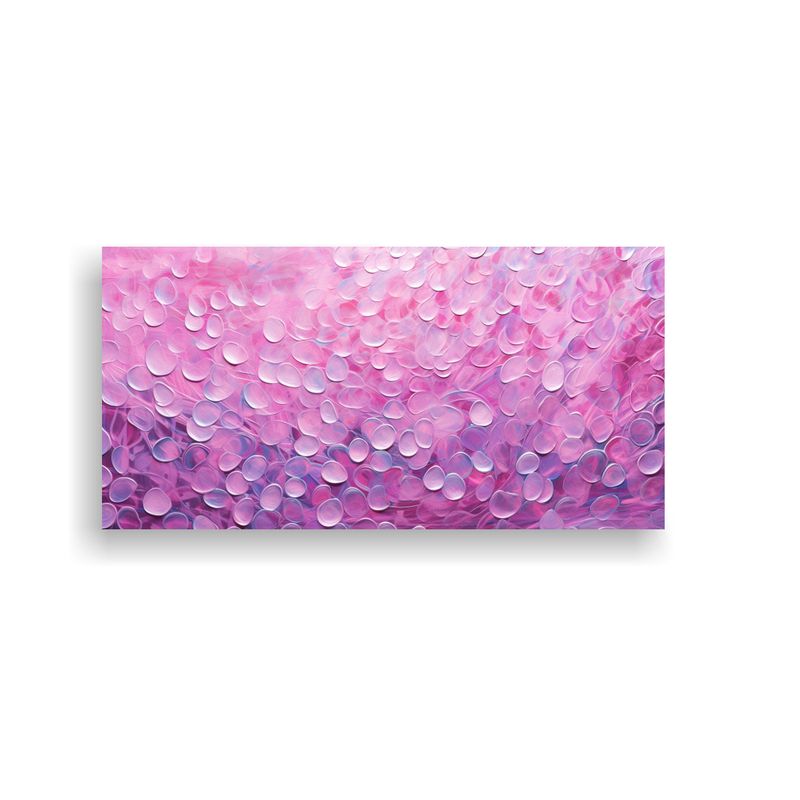 GENERICO - Cuadro Acuarela Estilo Puntillismo Luminoso Combin 160x80cm