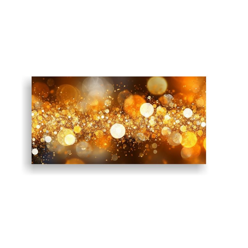 GENERICO - Imagen En Bastidor Estilo Galería Equipo Dorado B 160x80cm