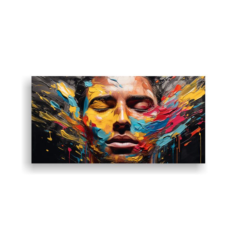 GENERICO - Pinturas Decorativas De Contornos Faciales Y Salpi 160x80cm