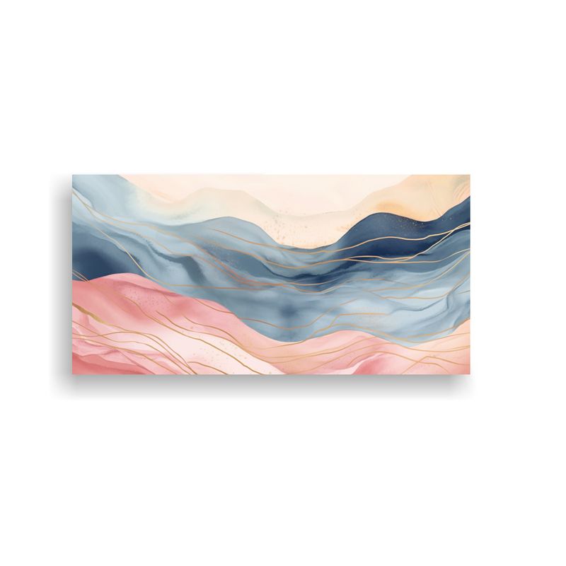 GENERICO - Diseño Inspirador De Fondo De Acuarela A Todo Col 160x80cm