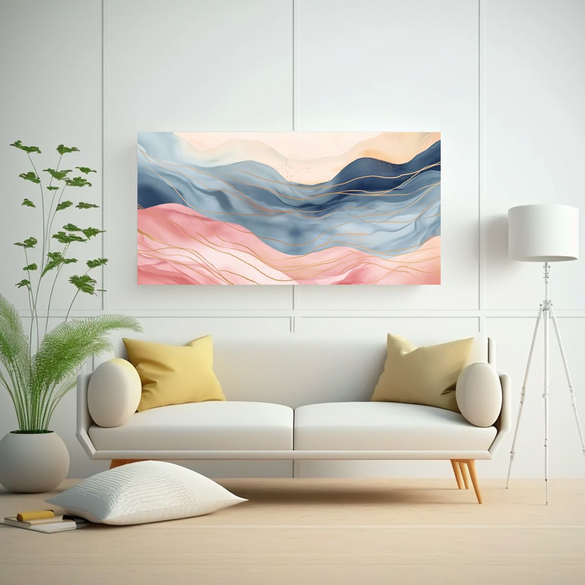 GENERICO - Diseño Inspirador De Fondo De Acuarela A Todo Col 160x80cm