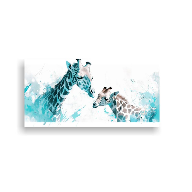 GENERICO - Pinturas Decorativas De Animales De Safari En Colo 160x80cm