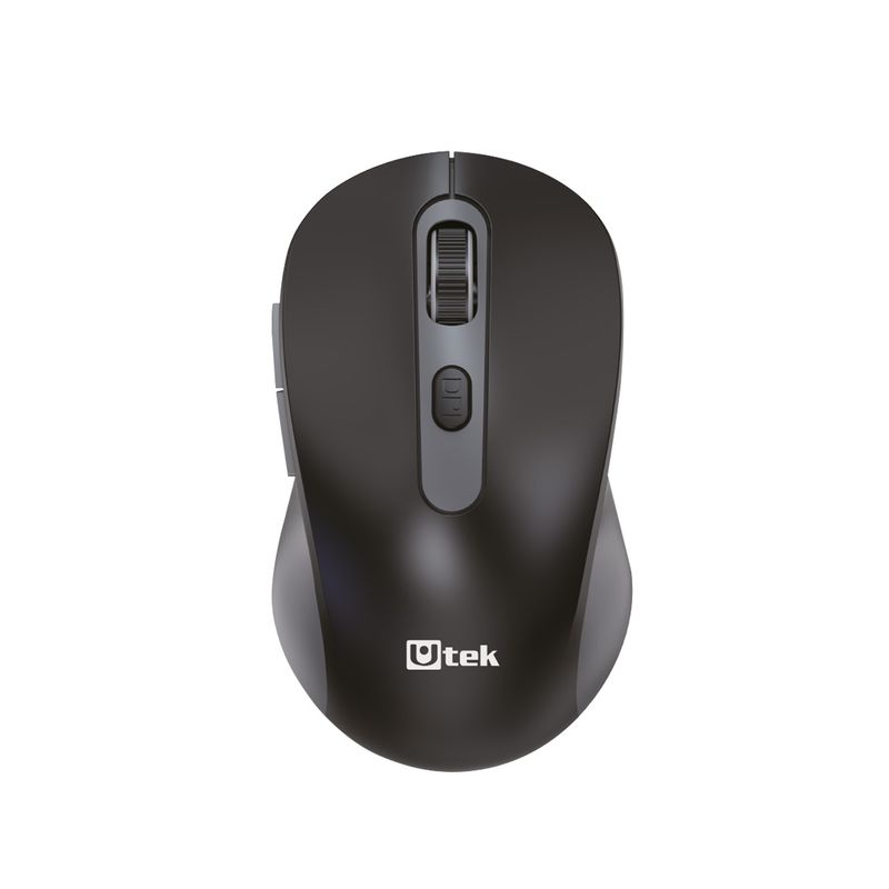 UTEK - Mouse Inalambrico Negro 2.4Ghz 6 Botones Utek UT-MOW620
