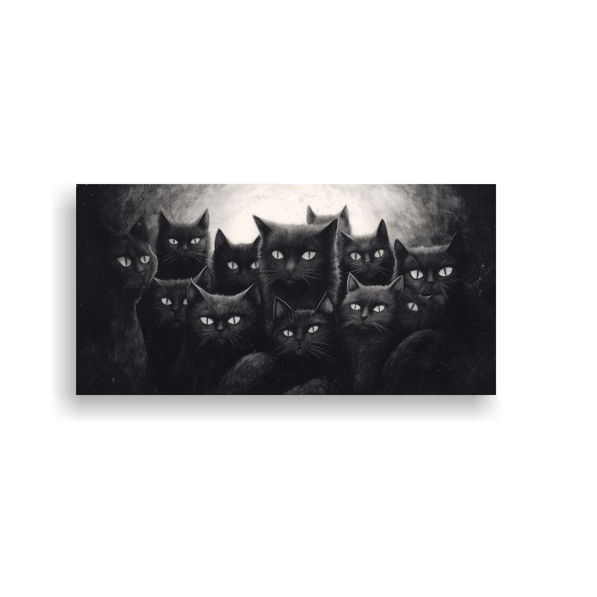 GENERICO - Cuadro Decorativo Impacto Visual Tela The Starry N 160x80cm.