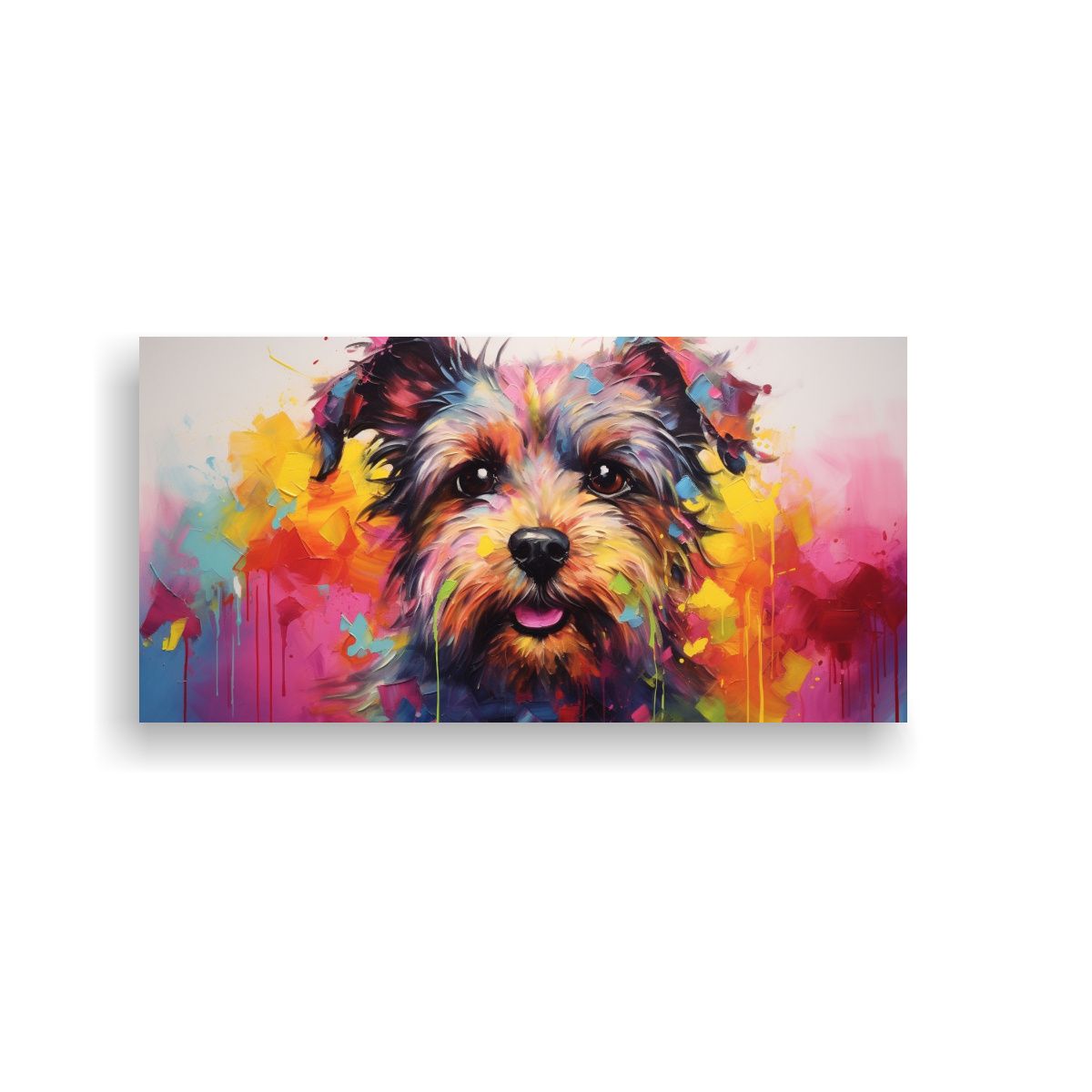 GENERICO - Cuadro Vintage Estilo Pintura Al Estilo óleo Colo 160x80cm