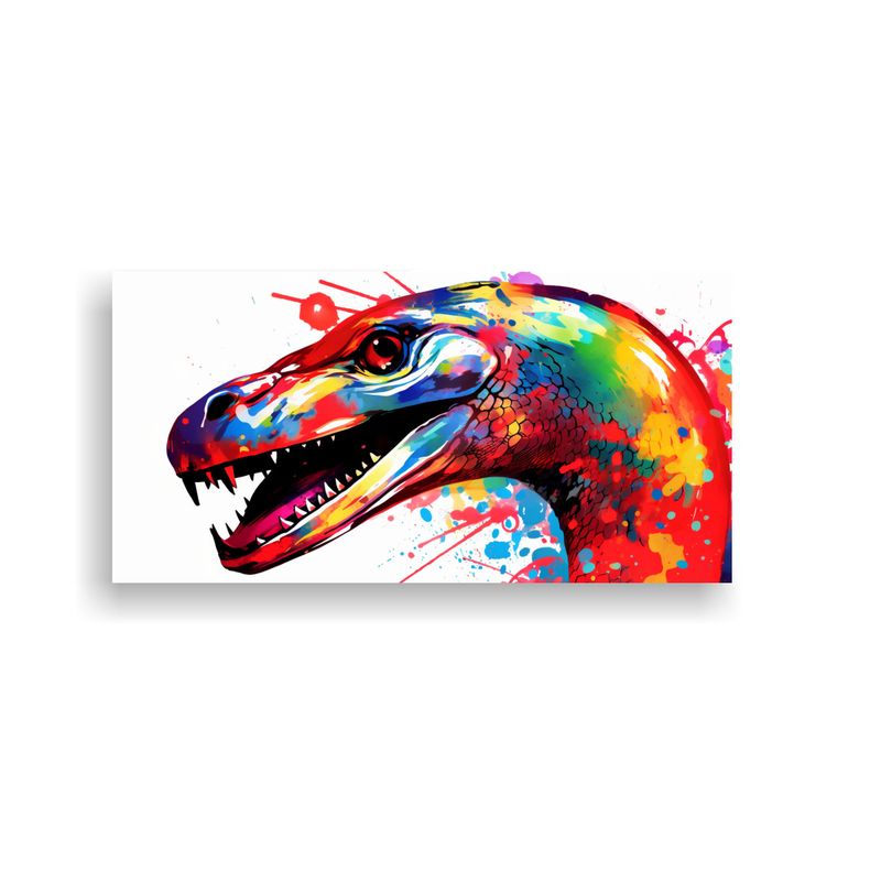 GENERICO - Expresión Luminosa De Cobra En Colores Arcoíris  160x80cm