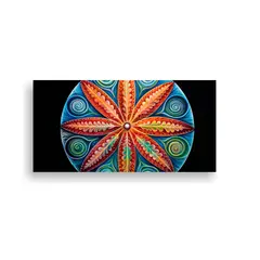GENERICO - Pintura Creativa De Arte Para Comedor En Estilo De 160x80cm